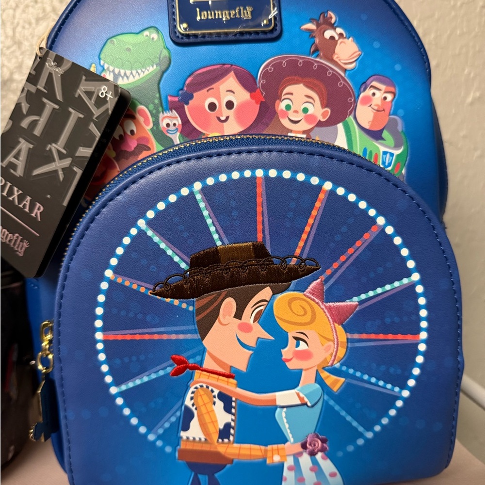 Loungefly Pixar Toy Story Woody & Bo Peep Mini Backpack